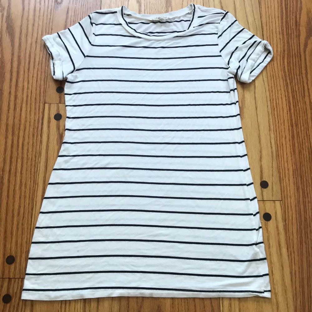 Striped T-Shirt mini Dress